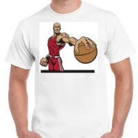 T-shirt Gildan Hammer adulte, manches courtes, 100% coton épais et doux, 203 g/m², tailles S au 5XL. Vignette