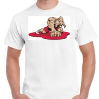 T-shirt Gildan Hammer adulte, manches courtes, 100% coton épais et doux, 203 g/m², tailles S au 5XL. Vignette