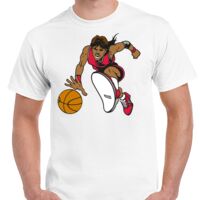 T-shirt Gildan Hammer adulte, manches courtes, 100% coton épais et doux, 203 g/m², tailles S au 5XL. Vignette