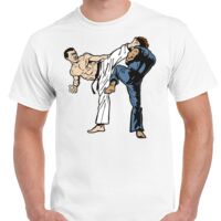 T-shirt Gildan Hammer adulte, manches courtes, 100% coton épais et doux, 203 g/m², tailles S au 5XL. Vignette