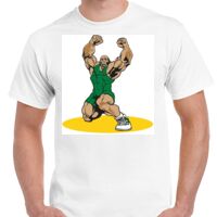 T-shirt Gildan Hammer adulte, manches courtes, 100% coton épais et doux, 203 g/m², tailles S au 5XL. Vignette