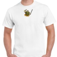 T-shirt Gildan Hammer adulte, manches courtes, 100% coton épais et doux, 203 g/m², tailles S au 5XL. Vignette