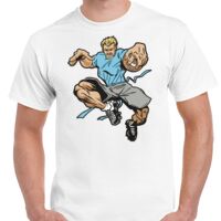 T-shirt Gildan Hammer adulte, manches courtes, 100% coton épais et doux, 203 g/m², tailles S au 5XL. Vignette