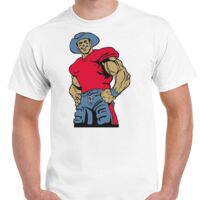 T-shirt Gildan Hammer adulte, manches courtes, 100% coton épais et doux, 203 g/m², tailles S au 5XL. Vignette