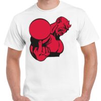 T-shirt Gildan Hammer adulte, manches courtes, 100% coton épais et doux, 203 g/m², tailles S au 5XL. Vignette