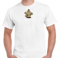 T-shirt Gildan Hammer adulte, manches courtes, 100% coton épais et doux, 203 g/m², tailles S au 5XL. Vignette