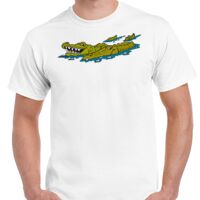 T-shirt Gildan Hammer adulte, manches courtes, 100% coton épais et doux, 203 g/m², tailles S au 5XL. Vignette