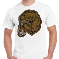 T-shirt Gildan Hammer adulte, manches courtes, 100% coton épais et doux, 203 g/m², tailles S au 5XL. Vignette