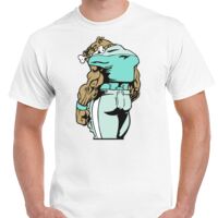 T-shirt Gildan Hammer adulte, manches courtes, 100% coton épais et doux, 203 g/m², tailles S au 5XL. Vignette