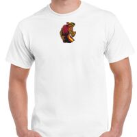 T-shirt Gildan Hammer adulte, manches courtes, 100% coton épais et doux, 203 g/m², tailles S au 5XL. Vignette