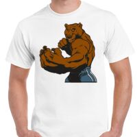 T-shirt Gildan Hammer adulte, manches courtes, 100% coton épais et doux, 203 g/m², tailles S au 5XL. Vignette