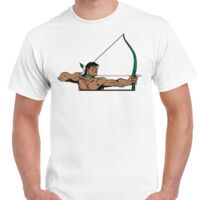 T-shirt Gildan Hammer adulte, manches courtes, 100% coton épais et doux, 203 g/m², tailles S au 5XL. Vignette