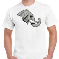 T-shirt Gildan Hammer adulte, manches courtes, 100% coton épais et doux, 203 g/m², tailles S au 5XL. Vignette