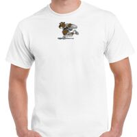 T-shirt Gildan Hammer adulte, manches courtes, 100% coton épais et doux, 203 g/m², tailles S au 5XL. Vignette