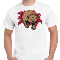 T-shirt Gildan Hammer adulte, manches courtes, 100% coton épais et doux, 203 g/m², tailles S au 5XL. Vignette