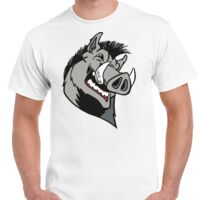 T-shirt Gildan Hammer adulte, manches courtes, 100% coton épais et doux, 203 g/m², tailles S au 5XL. Vignette