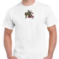 T-shirt Gildan Hammer adulte, manches courtes, 100% coton épais et doux, 203 g/m², tailles S au 5XL. Vignette