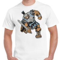 T-shirt Gildan Hammer adulte, manches courtes, 100% coton épais et doux, 203 g/m², tailles S au 5XL. Vignette