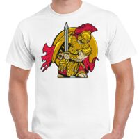 T-shirt Gildan Hammer adulte, manches courtes, 100% coton épais et doux, 203 g/m², tailles S au 5XL. Vignette