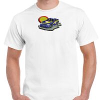 T-shirt Gildan Hammer adulte, manches courtes, 100% coton épais et doux, 203 g/m², tailles S au 5XL. Vignette