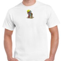 T-shirt Gildan Hammer adulte, manches courtes, 100% coton épais et doux, 203 g/m², tailles S au 5XL. Vignette