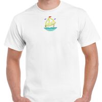 T-shirt Gildan Hammer adulte, manches courtes, 100% coton épais et doux, 203 g/m², tailles S au 5XL. Vignette