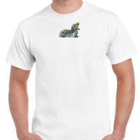 T-shirt Gildan Hammer adulte, manches courtes, 100% coton épais et doux, 203 g/m², tailles S au 5XL. Vignette