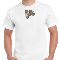 T-shirt Gildan Hammer adulte, manches courtes, 100% coton épais et doux, 203 g/m², tailles S au 5XL. Vignette