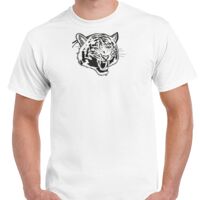 T-shirt Gildan Hammer adulte, manches courtes, 100% coton épais et doux, 203 g/m², tailles S au 5XL. Vignette