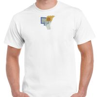 T-shirt Gildan Hammer adulte, manches courtes, 100% coton épais et doux, 203 g/m², tailles S au 5XL. Vignette