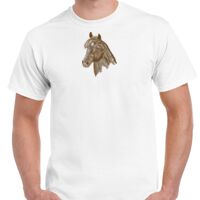 T-shirt Gildan Hammer adulte, manches courtes, 100% coton épais et doux, 203 g/m², tailles S au 5XL. Vignette