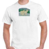 T-shirt Gildan Hammer adulte, manches courtes, 100% coton épais et doux, 203 g/m², tailles S au 5XL. Vignette