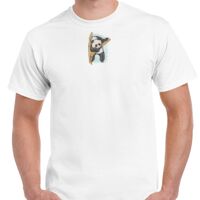 T-shirt Gildan Hammer adulte, manches courtes, 100% coton épais et doux, 203 g/m², tailles S au 5XL. Vignette