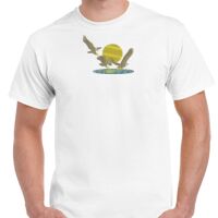 T-shirt Gildan Hammer adulte, manches courtes, 100% coton épais et doux, 203 g/m², tailles S au 5XL. Vignette