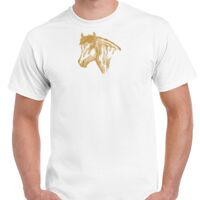 T-shirt Gildan Hammer adulte, manches courtes, 100% coton épais et doux, 203 g/m², tailles S au 5XL. Vignette