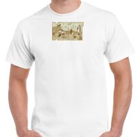 T-shirt Gildan Hammer adulte, manches courtes, 100% coton épais et doux, 203 g/m², tailles S au 5XL. Vignette