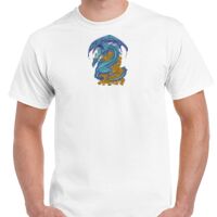 T-shirt Gildan Hammer adulte, manches courtes, 100% coton épais et doux, 203 g/m², tailles S au 5XL. Vignette