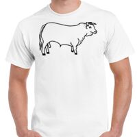 T-shirt Gildan Hammer adulte, manches courtes, 100% coton épais et doux, 203 g/m², tailles S au 5XL. Vignette