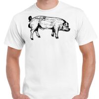 T-shirt Gildan Hammer adulte, manches courtes, 100% coton épais et doux, 203 g/m², tailles S au 5XL. Vignette