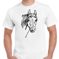 T-shirt Gildan Hammer adulte, manches courtes, 100% coton épais et doux, 203 g/m², tailles S au 5XL. Vignette