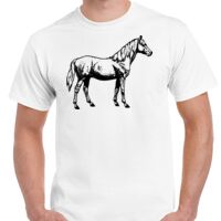 T-shirt Gildan Hammer adulte, manches courtes, 100% coton épais et doux, 203 g/m², tailles S au 5XL. Vignette