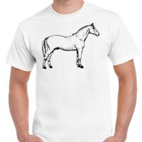 T-shirt Gildan Hammer adulte, manches courtes, 100% coton épais et doux, 203 g/m², tailles S au 5XL. Vignette