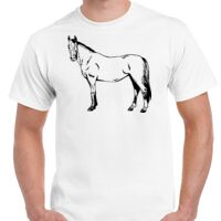 T-shirt Gildan Hammer adulte, manches courtes, 100% coton épais et doux, 203 g/m², tailles S au 5XL. Vignette