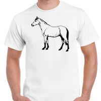 T-shirt Gildan Hammer adulte, manches courtes, 100% coton épais et doux, 203 g/m², tailles S au 5XL. Vignette