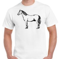 T-shirt Gildan Hammer adulte, manches courtes, 100% coton épais et doux, 203 g/m², tailles S au 5XL. Vignette