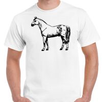 T-shirt Gildan Hammer adulte, manches courtes, 100% coton épais et doux, 203 g/m², tailles S au 5XL. Vignette