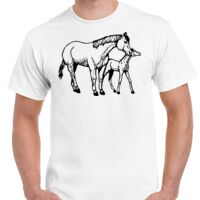 T-shirt Gildan Hammer adulte, manches courtes, 100% coton épais et doux, 203 g/m², tailles S au 5XL. Vignette