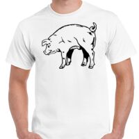 T-shirt Gildan Hammer adulte, manches courtes, 100% coton épais et doux, 203 g/m², tailles S au 5XL. Vignette