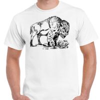 T-shirt Gildan Hammer adulte, manches courtes, 100% coton épais et doux, 203 g/m², tailles S au 5XL. Vignette