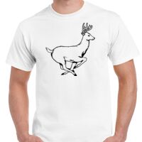 T-shirt Gildan Hammer adulte, manches courtes, 100% coton épais et doux, 203 g/m², tailles S au 5XL. Vignette